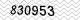 Security code