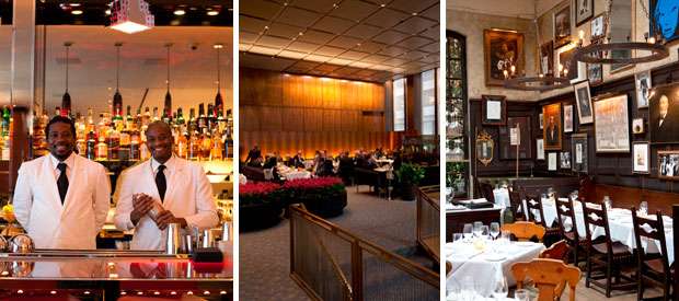 Jessica Antola, The Lambs Club Bar, The Four Seasons Restaurant and The Lion.