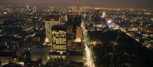 Nightscape of Mexico City