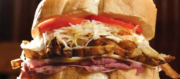 sandwich from Primanti Bros.