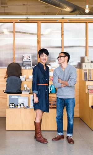 Ted Vadakan and Angie Myung, photo by Jessica Sample