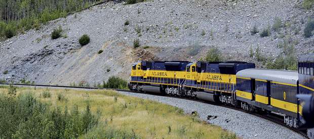 Alaska Railroad train