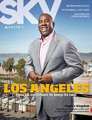 Magic Johnson for Delta Sky Magazine, February 2012