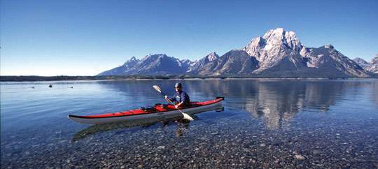 Paddle Jackson Lake 