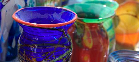 glass vases