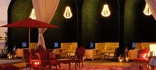 The Sunset Lounge at the Mondrian