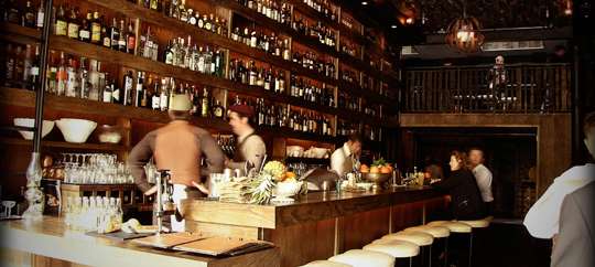 Interior shot of Rickhouse