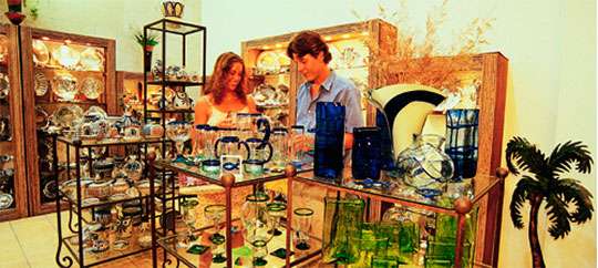 Interior view of shop