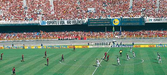 Soccer at Maracana Stadium