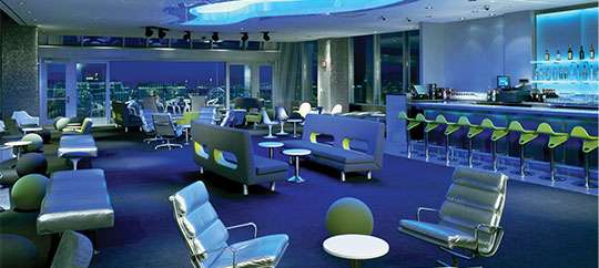 Interior view of Ghostbar