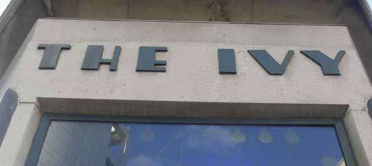 The Ivy restaurant London