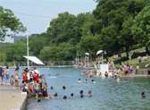 Plunge in Barton Springs