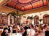 The Palm Court in The Plaza Hotel