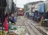 Maeklong Railway Market